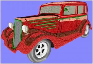 broderie diamant voiture