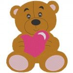 nounours Teddy motif de broderie machine