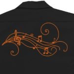 notes de musique arabesques Motif de broderie machine cadre 18 x 13 / 30 x 20 Formats des fichiers PES,CSD,EXP,HUS,SHV,VIP,XXX,DST,PCS,JEF,VP3,SEW,EMB… Téléchargement immédiat