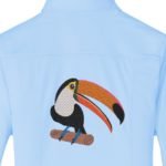 toucan sur une branche motif de broderie machine d’ un très beau toucan posé sur une branche avec son son grand bec orange et son plastron blanc . Cet oiseau est en voie de disparition protégeons la nature et les espèces rares… cadre 10 x 10 / 20 x 20 Formats des fichiers PES,CSD,EXP,HUS,SHV,VIP,XXX,DST,PCS,JEF,VP3,SEW,EMB…