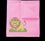 Motif de broderie machine d’un petit bébé lion ou plutôt un lionceau qui marche dans la savane .