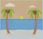 cocotiers sur la plage. Motif de broderie machine de deux majestueux cocotiers sur la plage, une invitation au voyage et aux vacances. cadre 20 x 20 /20 x 30. Formats des fichiers PES,CSD,EXP,HUS,SHV,VIP,XXX,DST,PCS,JEF,VP3,EMB… Téléchargement immédiat après votre paiement.