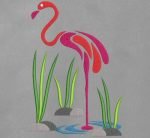 silhouette de flamant rose - Image de 2