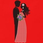 les mariés amoureux