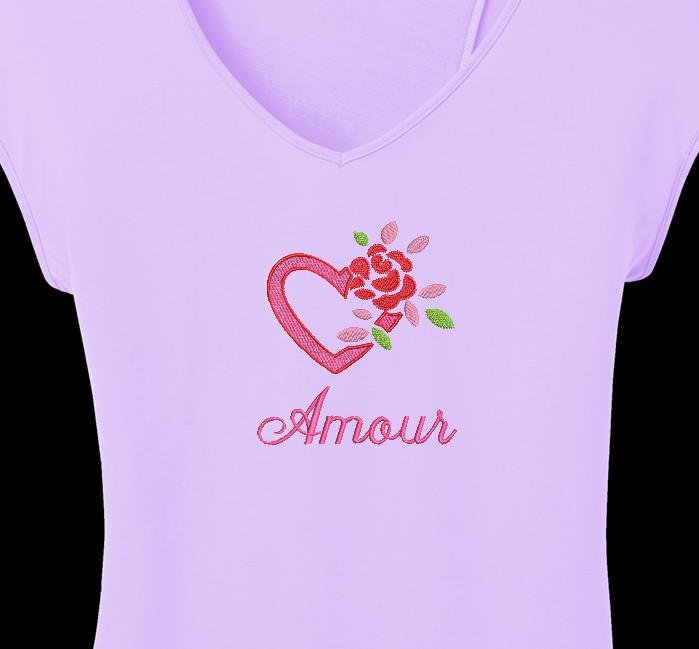 cœur et rose amour 1 cœur et rose amour