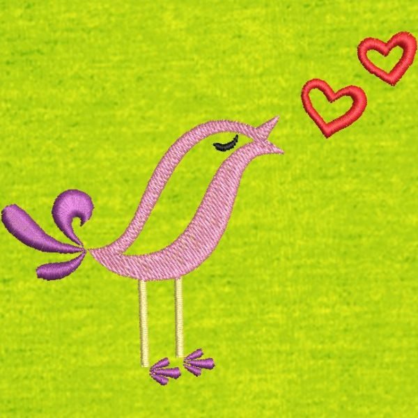 oiseau qui chante l'amour