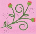 fleurs arabesques