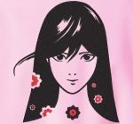 fille aux fleurs