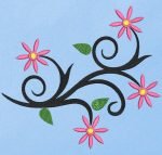 fleurs arabesques 3