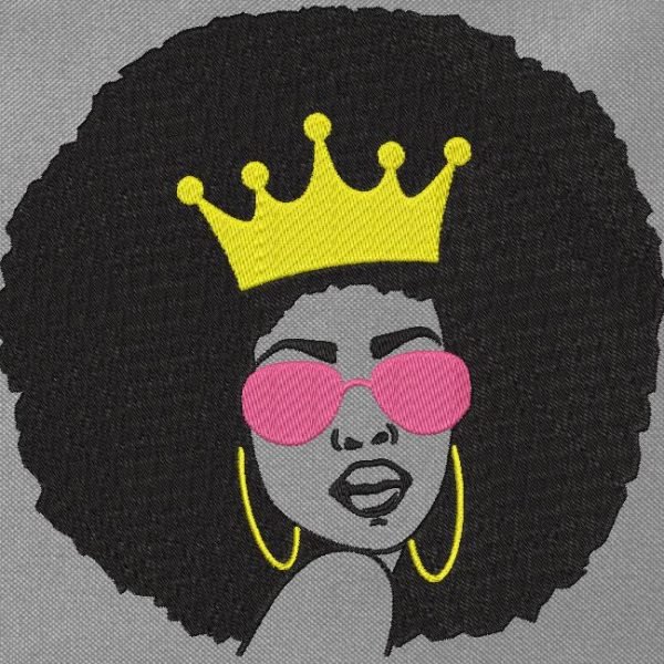 femme afro rétro vintage 2
