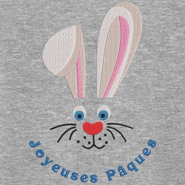 visage lapin de pâques