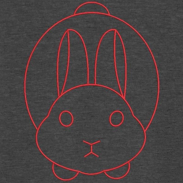 lapin redwork