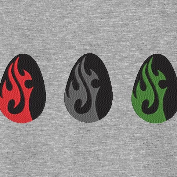 œufs style tribal