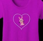 lapinou trop chou appliqué