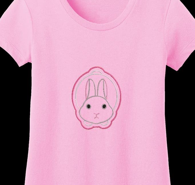 lapin appliqué