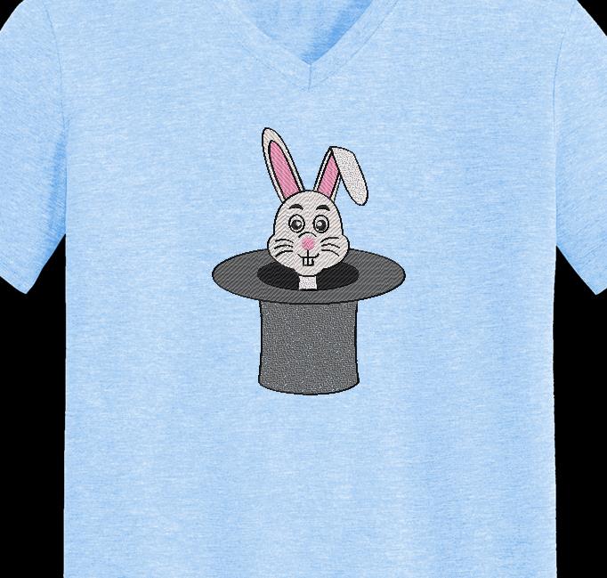 lapin dans un chapeau