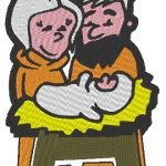 Le petit Jésus Marie et Joseph