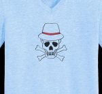 crâne avec un chapeau 2