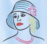 élégante avec un chapeau 3
