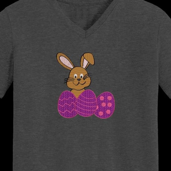 lapin et œufs de pâques