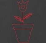 tulipe redwork