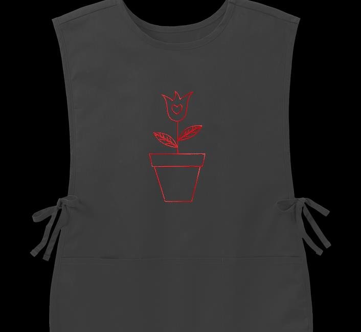 tulipe redwork