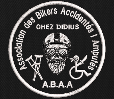 Design1 Numérisation patch bikers association – Image 1